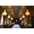 Zhongshan lighting supplier medium size crystal hanging chandelier for dining/ banquet hall 71159